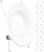 Sunco Lighting 16 Pack 5/6 Inch LED Recessed Downl