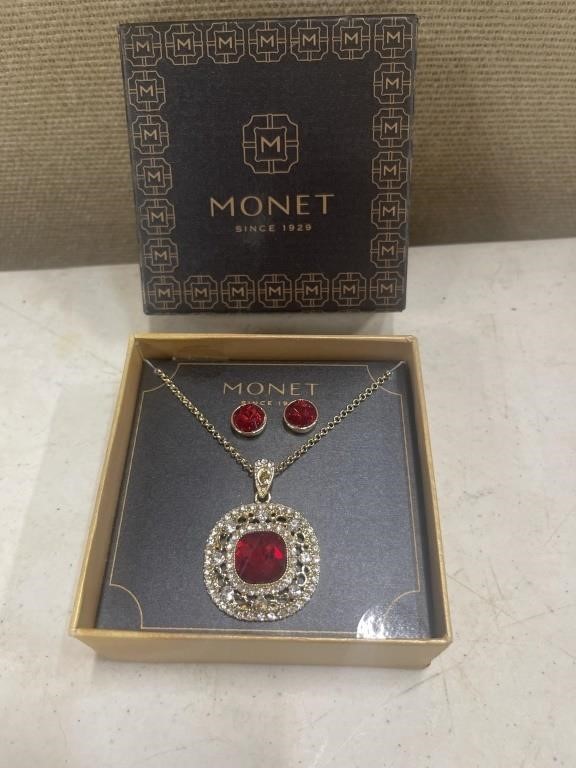 Monet Necklace and earrings