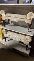 Upholstered Benches W/ Storage need Cleaned
