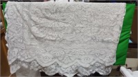 Crocheted Table Cloth  82" x 66"