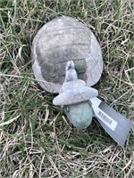 Concrete Turtle with Hat