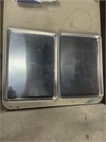 2 commercial cookie sheets