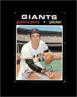 1971 Topps #140 Gaylord Perry VG-EX+ Pen Mark
