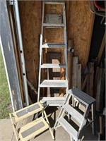 3 Folding Step Ladders/Stools