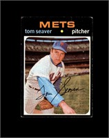1971 Topps #160 Tom Seaver VG-EX+ Pen Mark