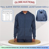 NEW FULL SLEEVE WINTER HOODED JACKET(ASIAN SIZE:L)
