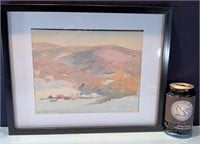 Georgie Reed Barton 10x8in framed oil on canvas