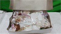 Box w/ Misc Christmas Decorations