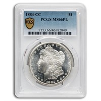 1884-CC Morgan Dollar MS-66 PCGS (PL)