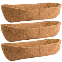ANPHSIN 3 Pack Coco Liners for Window Planter Box