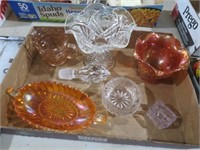 COLL OF CARNIVAL GLASS, PINK DEPRESSION, MISC.