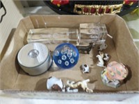 COLLECTION OF PAPERWEIGHT & MISC,