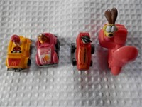 4 McDonalds Toys Cars