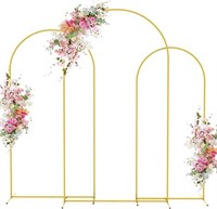 Wokceer Wedding Arch Backdrop Stand 7.2FT, 6.6FT,