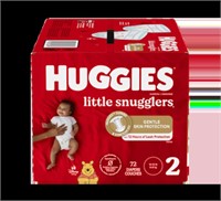 SEALED - Little Snugglers Baby Diapers, Size 2, 72