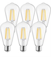 Brightown LED Edison Light Bulbs,6Pcs Vintage