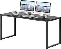 ULN - SHW Home Office 55-Inch Computer Desk, Black