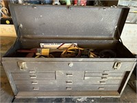 8 Drawer Kennedy Metal Tool Box, w/ contents