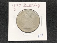 1877S Seated Half Dollar