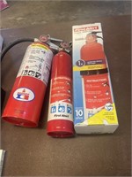 3 Fire extinguishers