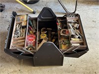 Kennedy Metal Tool Box full of tools, etc