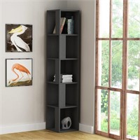ULN - Piano Modern Corner Bookcase Display Unit