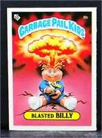1985 Garbage Pail Kids 8B Blasted Billy card