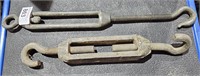 2 Metal Turnbuckles