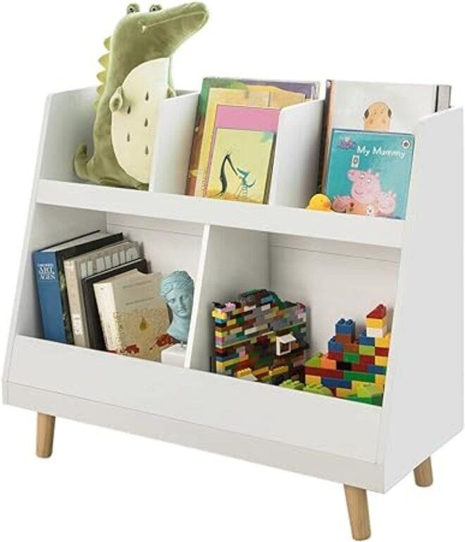 SoBuy KMB19-W,Children Kids Storage Bookcase,Book