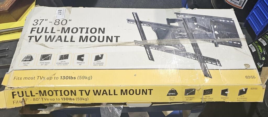 37"- 80" Full Motion TV Wall Mount