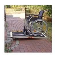 FACHNUO 4FT Portable Wheelchair Ramp Non-Skid Han