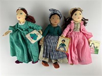 Williamsburg cloth dolls