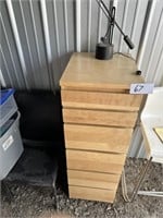 Dresser with Desk Lamp