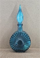 MCM Empoli Italian Blue Genie Bottle Decanter