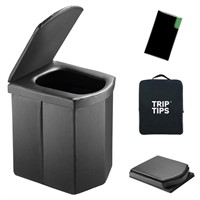 TRIPTIPS Upgrade XL Portable Toilet for Camping T