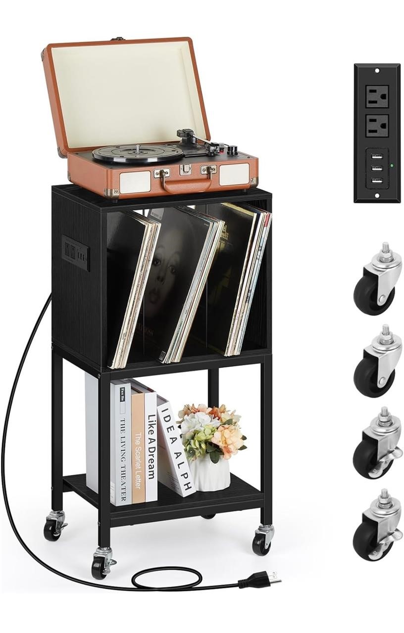 NEW $70 3 Tier Record Player Stand