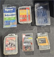 6 Boxs of Mixed Screws & Fasteners
