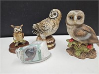 Owl Staues & Garden Snail