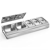 Onlyfire Pizza Topping Station Stainless Steel Se