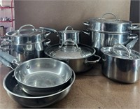 Vtg Stainless Steel Kenmore Cookware Collection