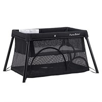 Pamo Babe Travel Crib, Portable Crib for Baby Lig