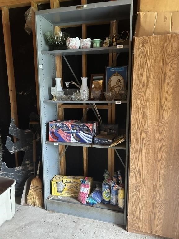 Metal Storage Shelves - Without Contents