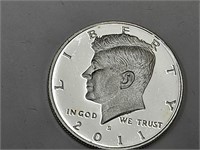 2011 Proof Kennedy Silver Half Dollar Coin (1)