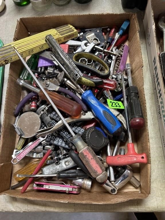 Box of Misc Tools