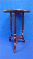 Small Wooden 3 Legged Plant Stand / Table ,