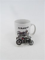 Triumph Motorcycle Coffee Mug & Key Chain