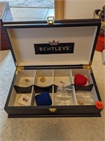 Bentley's Wooden Box w/ Costume Jewelry (Master