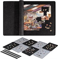 USED - Lavievert Jigsaw Puzzle Board with Cover &