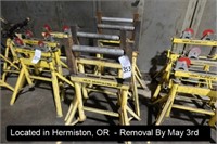 LOT, (4) ROLLER STANDS