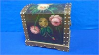 Painted Wooden Chest